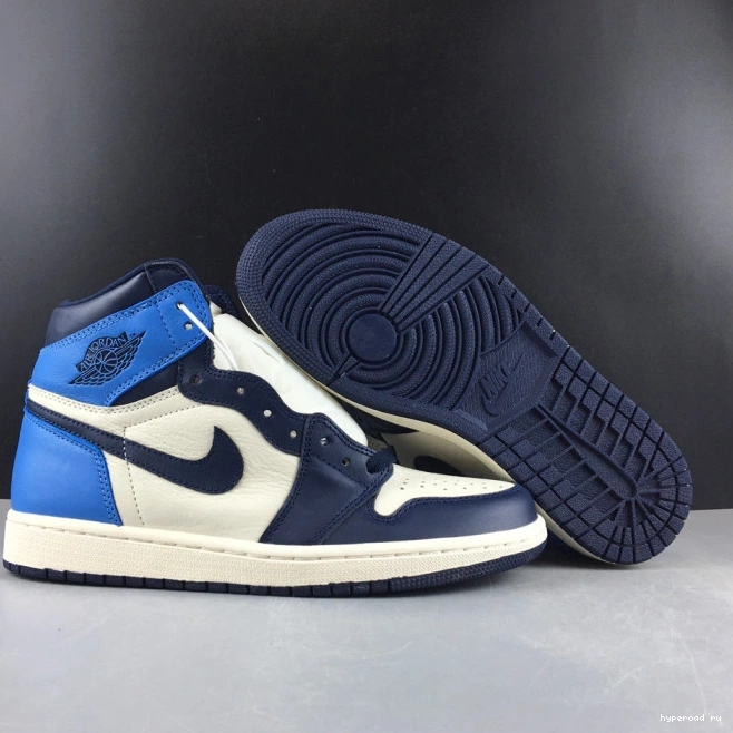 Obsidian 1 555088-140 Retro High Jordan OG Air 1107